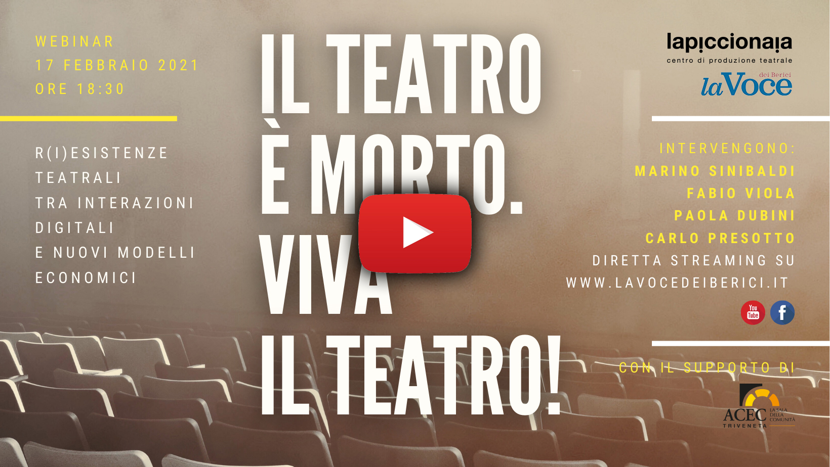 Segui la diretta streaming! – dalle 18.30