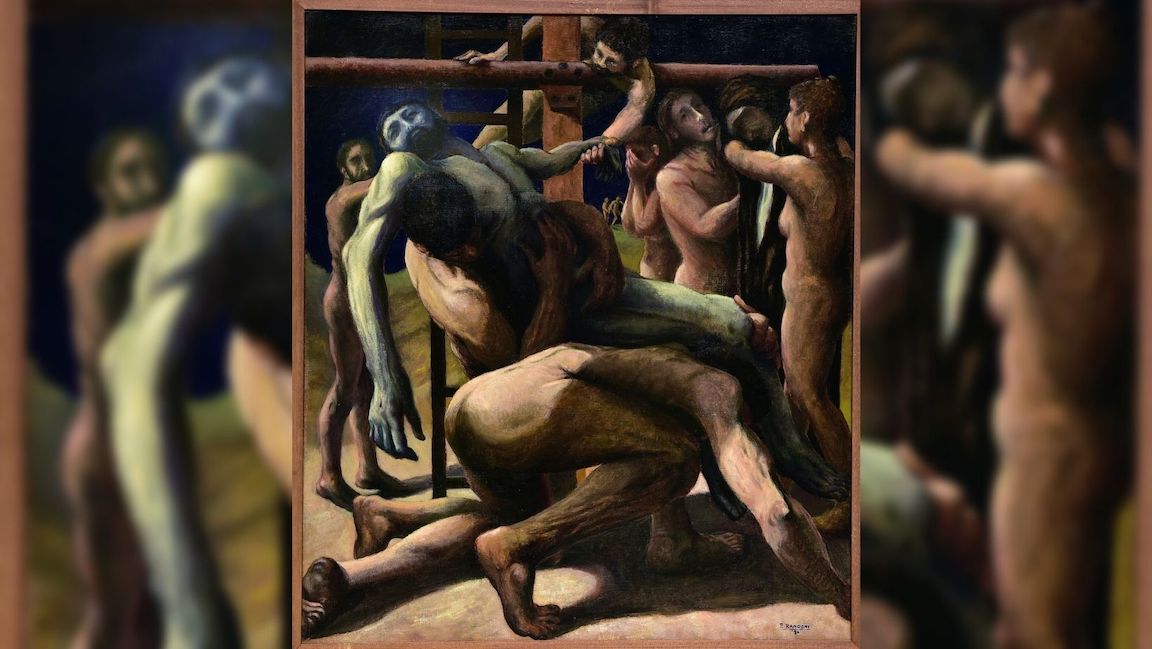 Stazione XIII – Gesù è deposto dalla croce, ma non è solo