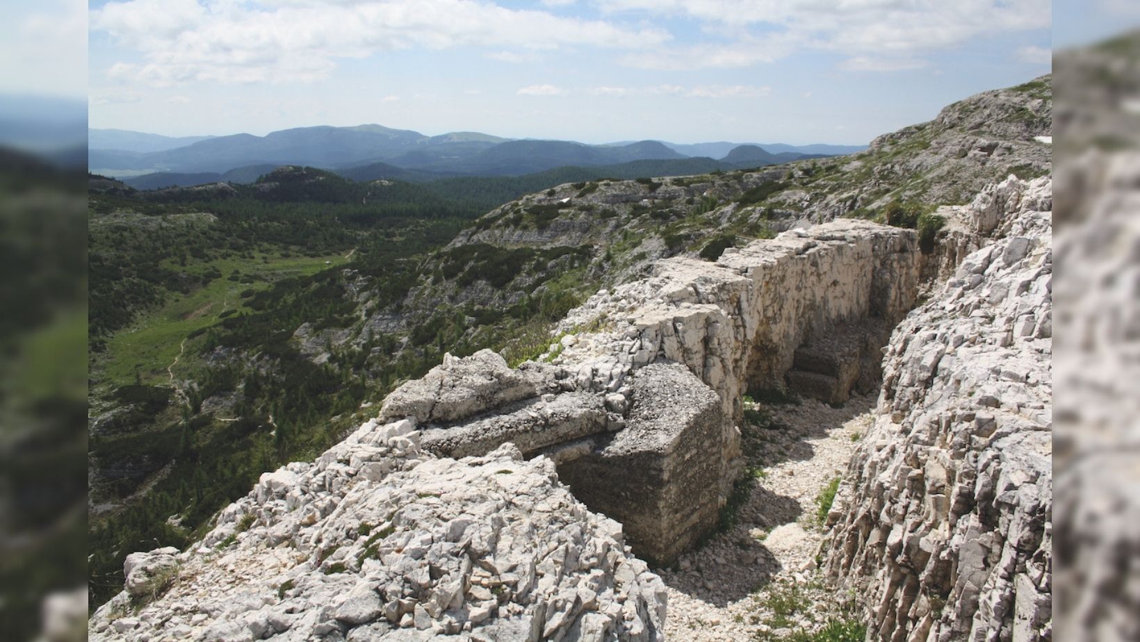 Trincee, forti, camminamenti È l’Alta Via della Grande Guerra