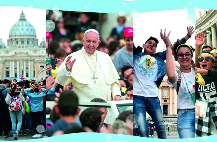 La carica dei 600 vicentini a Pasquetta dal Papa