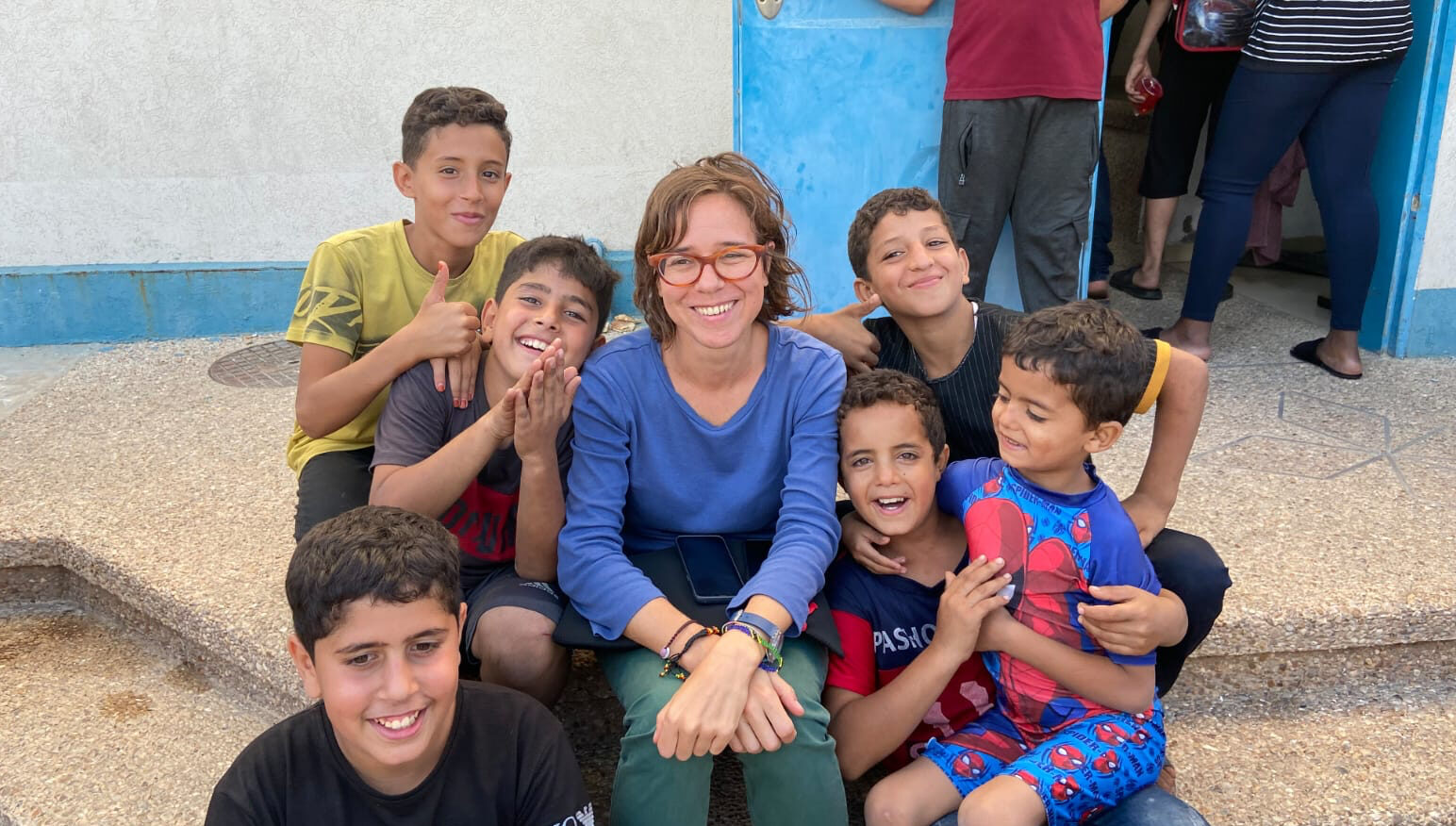 La vicentina Stefania Rigotto tra gli sfollati di Gaza con la missione Onu
