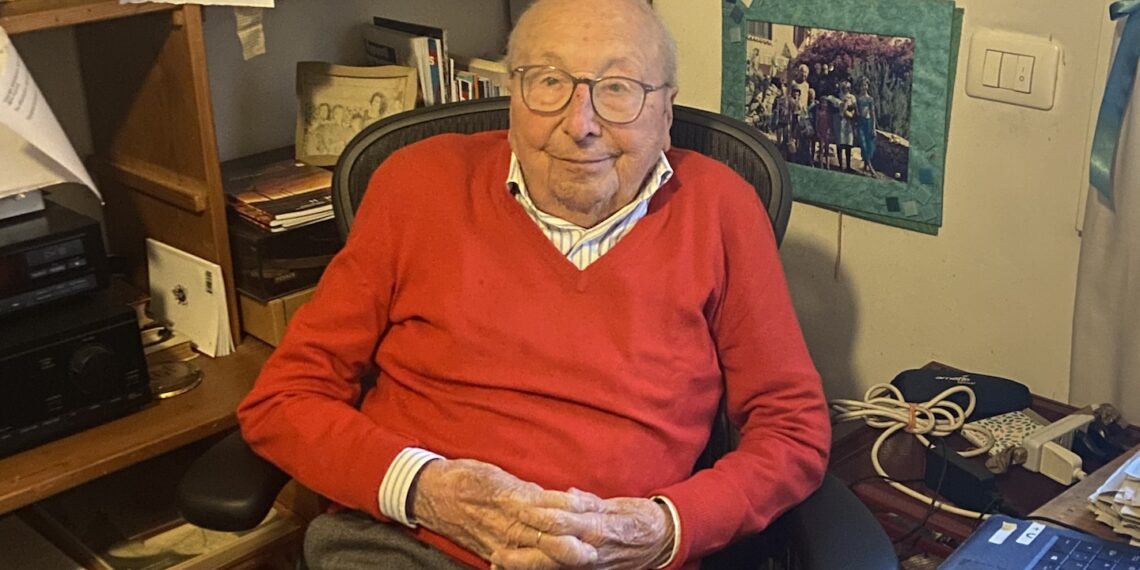 Giorgio Sala: «A 97 anni penso ancora al domani. È pronto un libro»