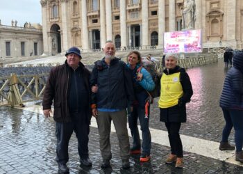 Un benvenuto “vicentino” ai pellegrini che giungono a Roma a piedi o in bici