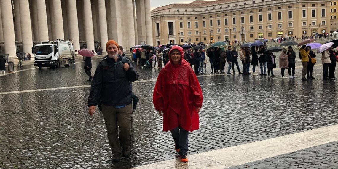 Il pellegrino: «Per arrivare a Roma, non pensare a Roma»