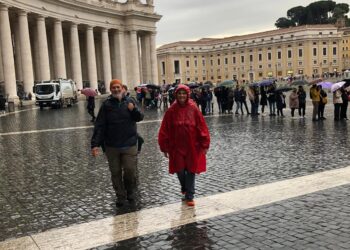 Il pellegrino: «Per arrivare a Roma, non pensare a Roma»