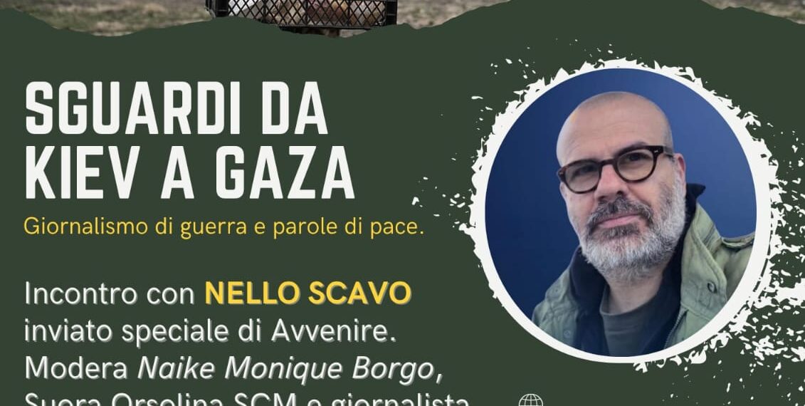 Documentare la guerra cercando parole di pace. Nello Scavo, inviato di Avvenire, a Vicenza