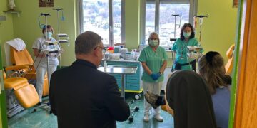 Il Vescovo Giuliano in “visita pastorale” nei luoghi di cura