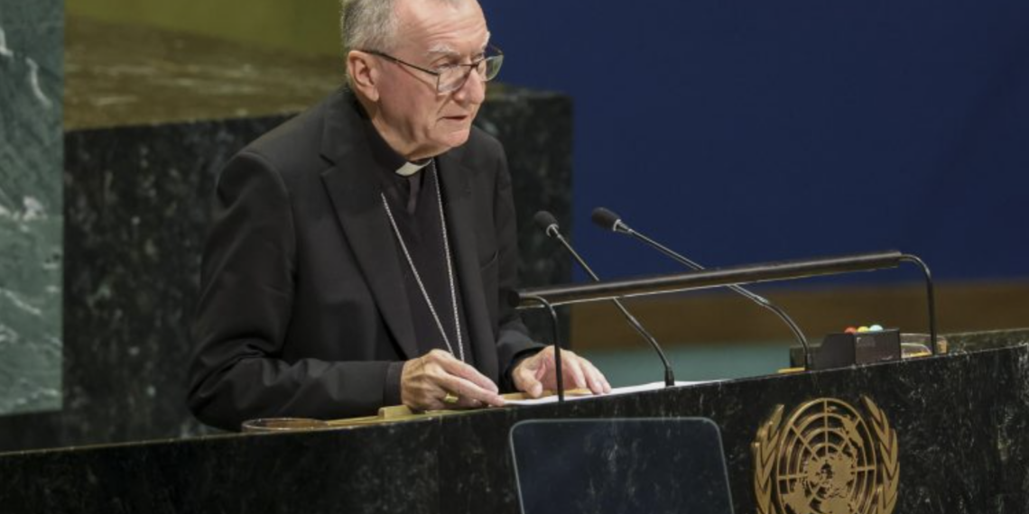 Il cardinale Pietro Parolin ha lanciato un nuovo appello al disarmo durante l’assemblea dell’Onu