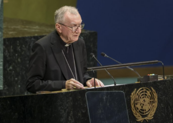 Il cardinale Pietro Parolin ha lanciato un nuovo appello al disarmo durante l’assemblea dell’Onu